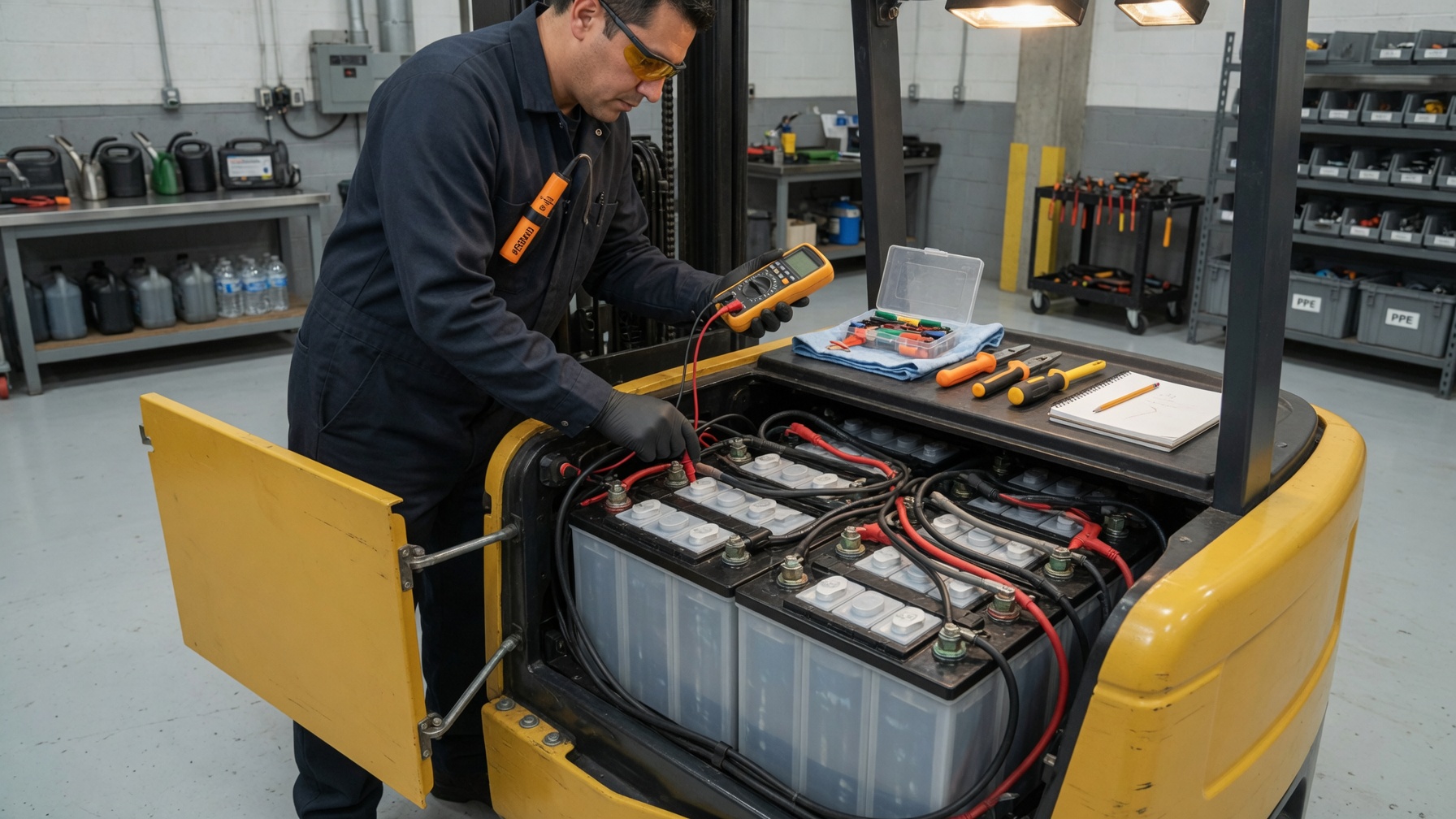 Servis kelistrikan & baterai unit listrik